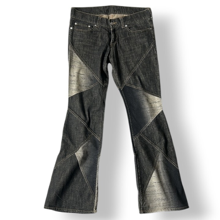 【AI 】美品 TORNADO MART 00s tornado mart flare denim ラメ archive - メルカリ