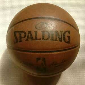 使用品 NBA 公式試合球 バスケットボール 7号 天然皮革製「SPALDING OFFICIAL GAME BALL」スポルディング (検) molten MIKASA