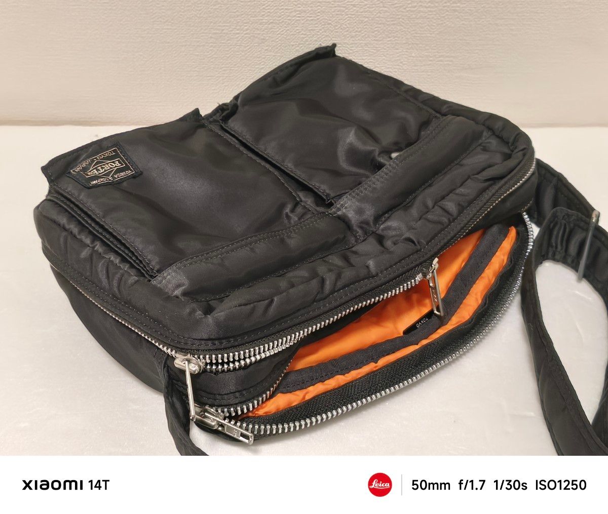 未使用に近い PORTER ポーター タンカー ショルダーバッグ 二層