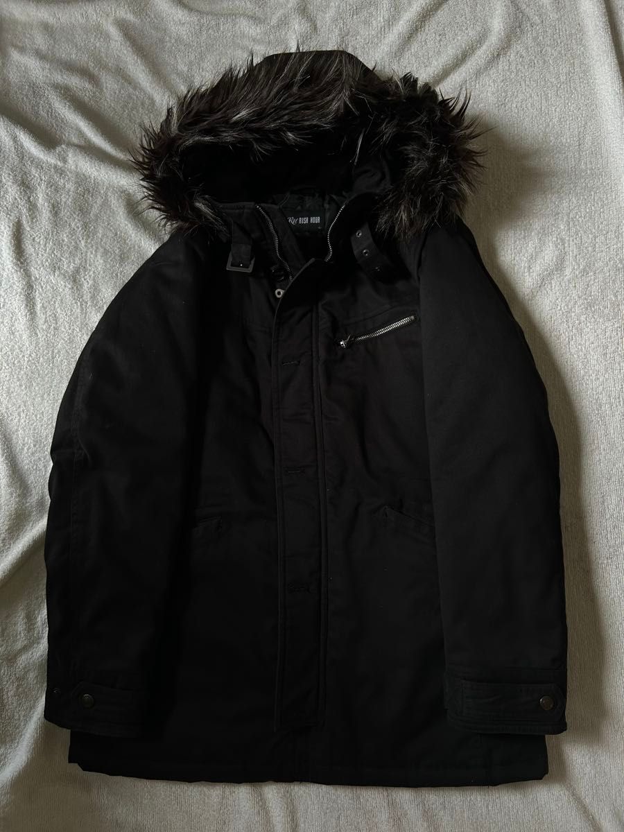 美品 CAMP7 ダウンジャケット y2k archive XL ラクーンファー 00s 平成 