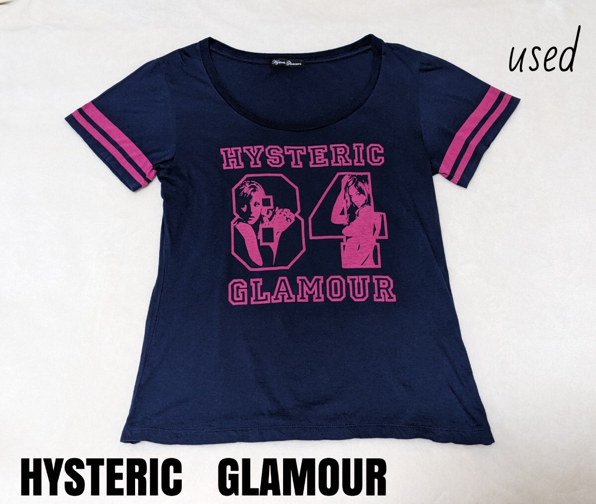 ヒステリックグラマー HYSTERIC GLAMOUR Tシャツ 七分袖 プリント