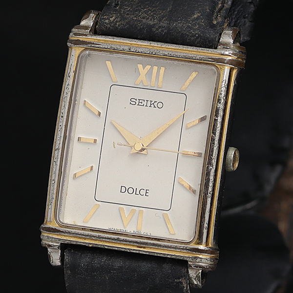 SEIKO セイコー ドルチェ 8N41-6270 メンズ 腕時計 コンビ Pencarian 