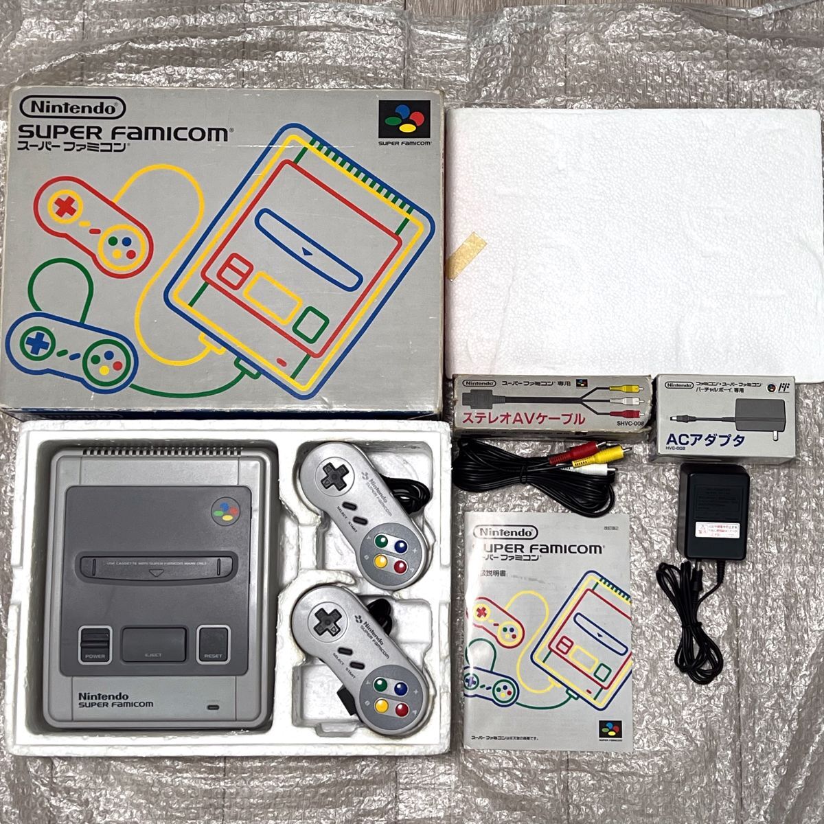 任天堂 スーパーファミコン 本体 ACアダプタ欠品 ソフト付き