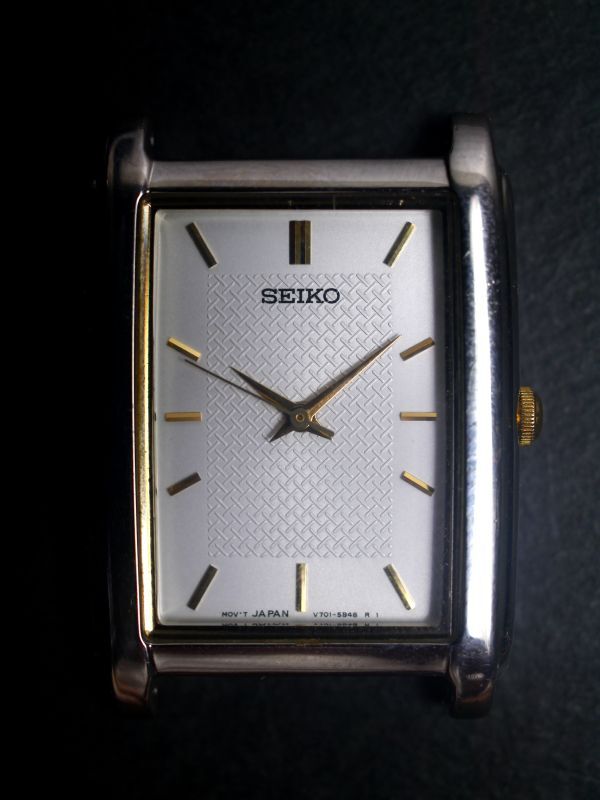 セイコー SEIKO クォーツ 3針 純正ベルト V701-A100 男性用 メンズ 