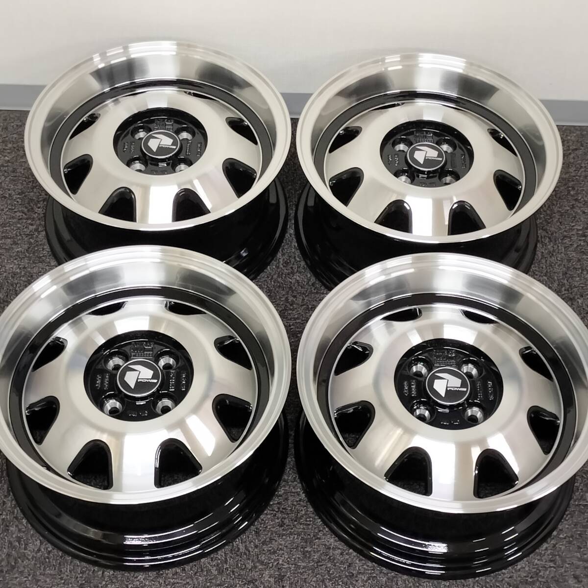 深リム！15インチ7J-35 195/50-15 タイヤホイール 4本セット Rayone Racing 536 15インチ 7J +35 4H
