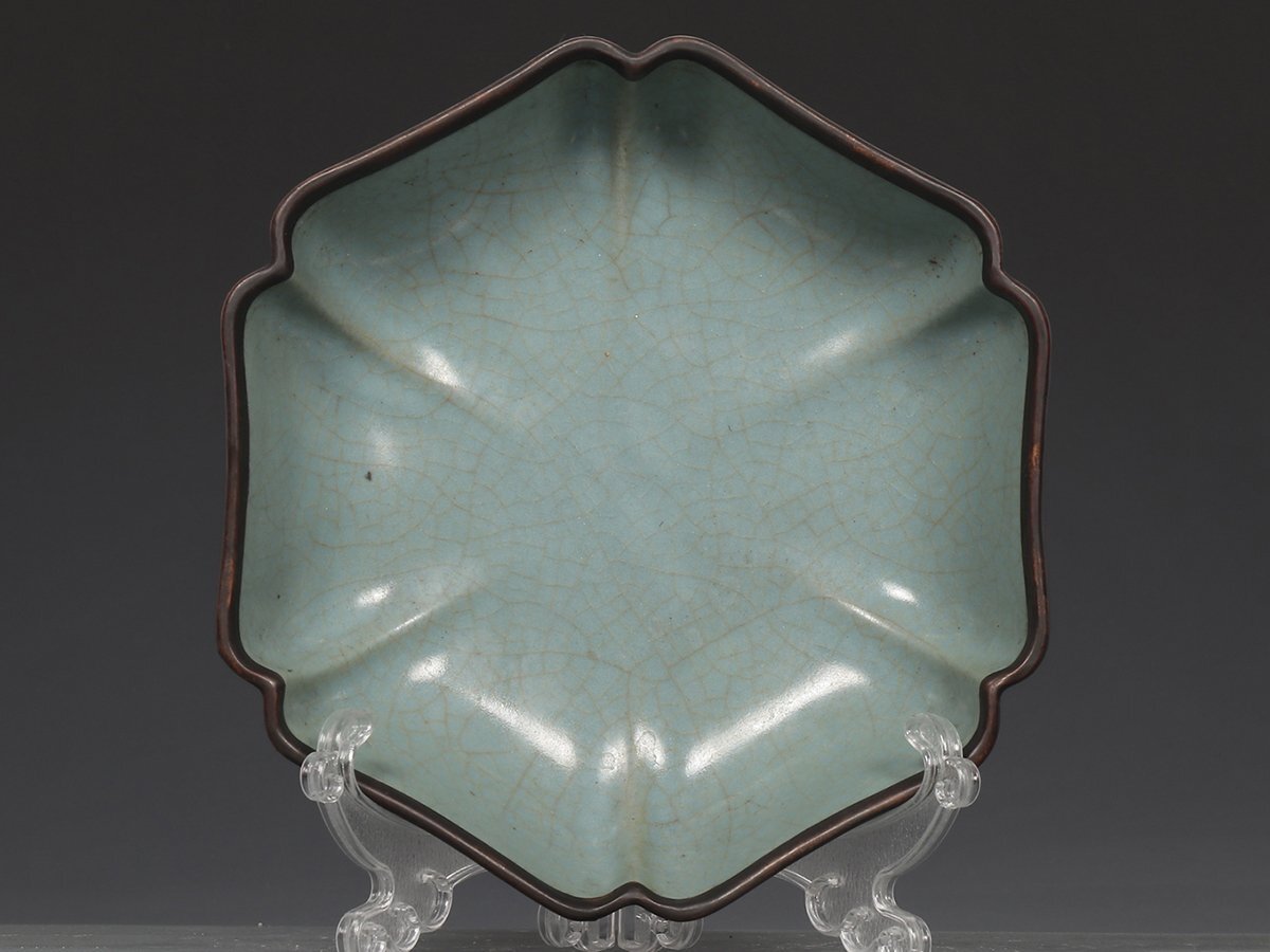 ‼️リサイクルFORT‼️旧家から直送唐物⑦‼️汝窯長頭下◯瓶（卵青）花瓶‼️大変美品‼️ 深川製磁 (フカガワセイジ) 花瓶 ブルー 葡萄｜トレファクONLINE