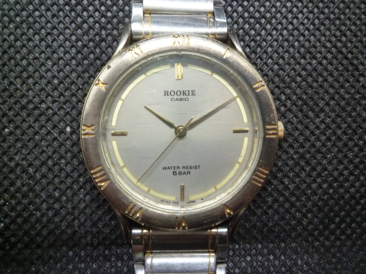 CASIO ROOKIE 腕時計(クォーツ) 稼働 CASIO ROOKIE ムーンフェイズ 