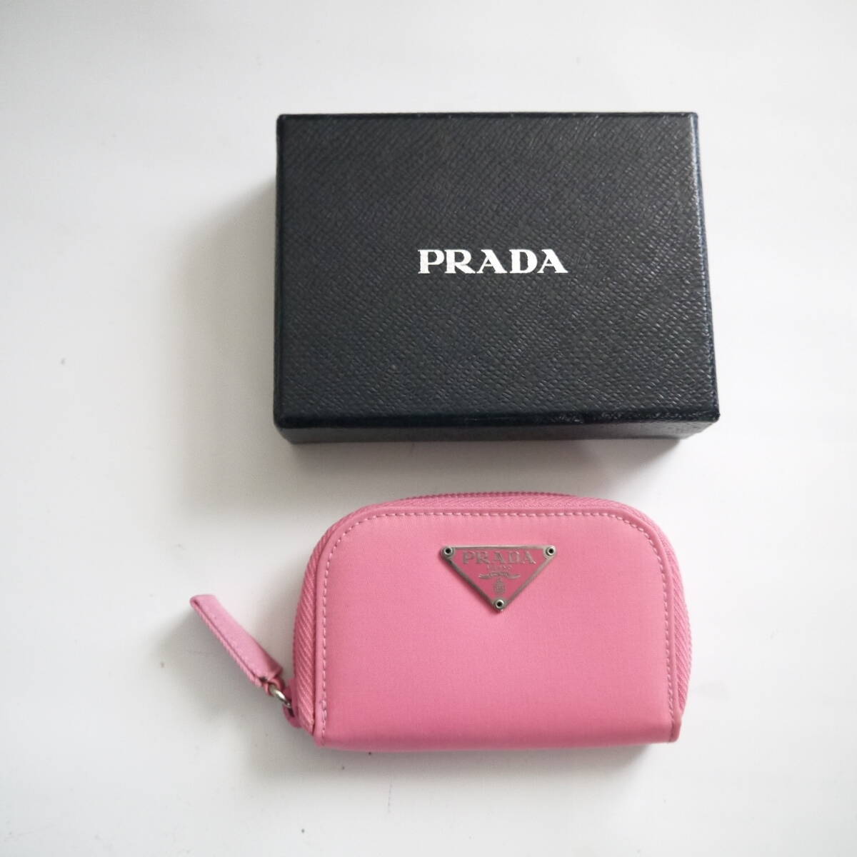 PRADA プラダ キーケース サフィアーノ オレンジ 三角ロゴ | Shop at