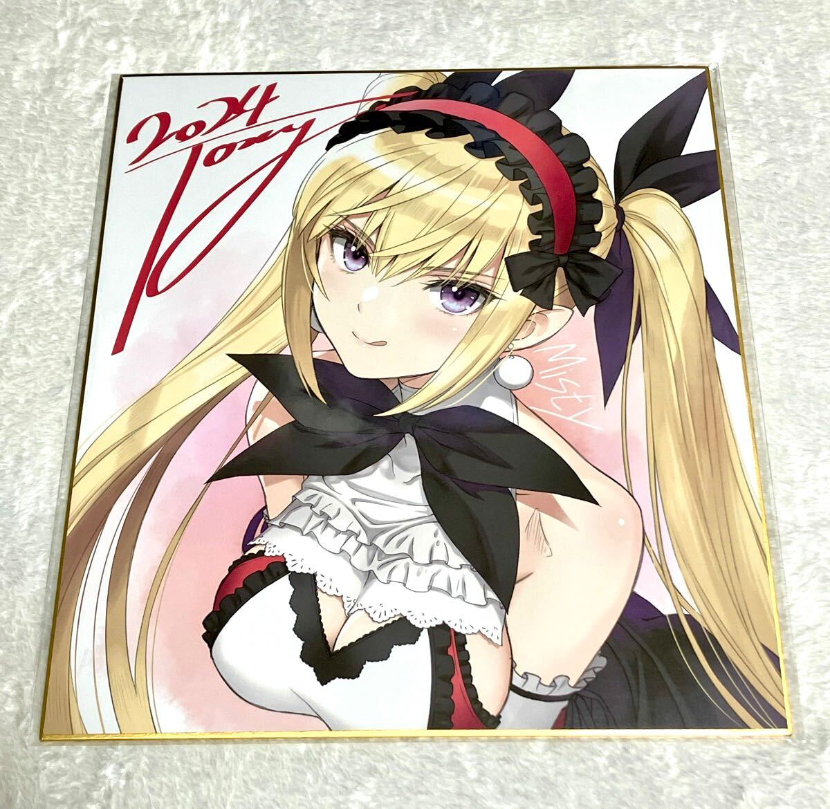 コミケ102 T2 ART WORKS Tony シャイニングブレイド サクヤ 複製色紙