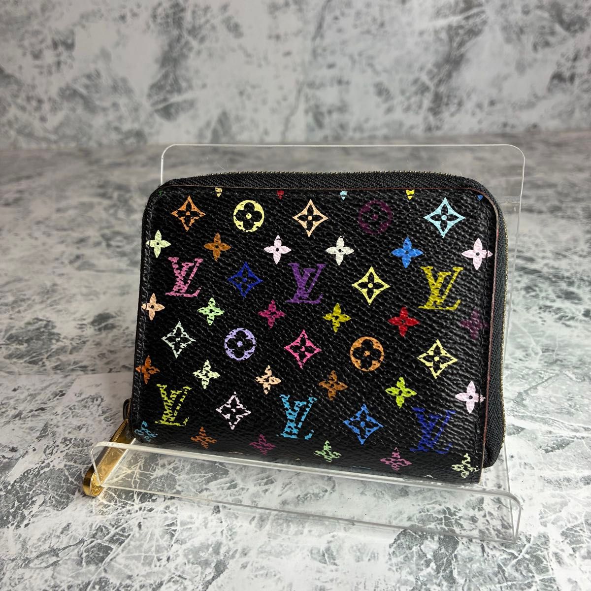 1274 □極美品□ LOUIS VUITTON ヴィトン モノグラムヴェルニ ジッピー