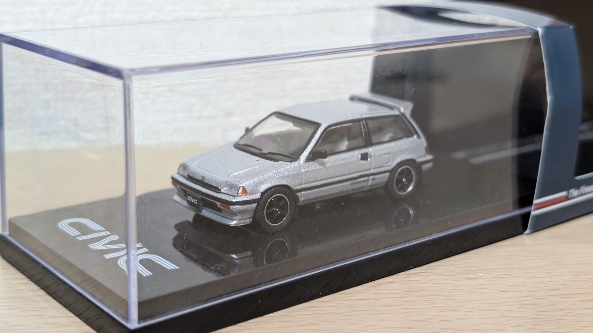 素人改造 MARK 43 1/43 ホンダ シビック EF9 SiRⅡ 黒 | Shop at