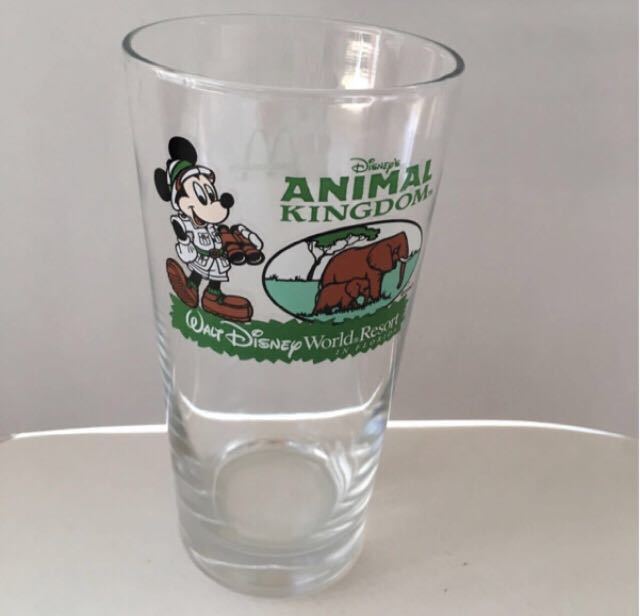 希少品！アメリカヴィンテージ　ディズニーワールド記念グラス　USA雑貨グーフィー 希少品！アメリカヴィンテージディズニーワールド記念グラスUSA
