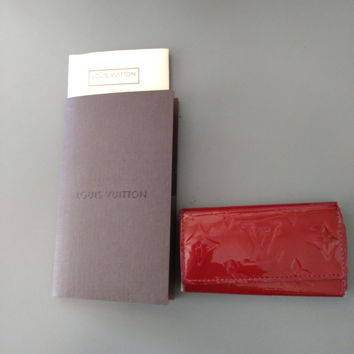 LOUIS VUITTON ルイヴィトン ヴェルニ 4連キーケース レッド | Shop at