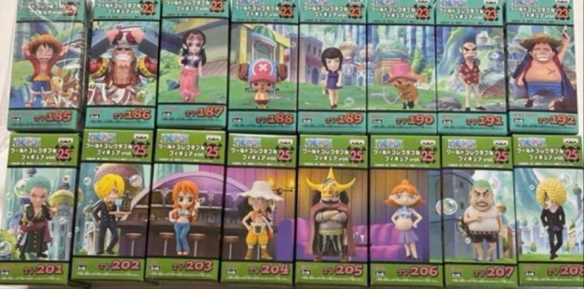 ワンピース ワールドコレクタブルフィギュア vol.23 vol.25 全16種
