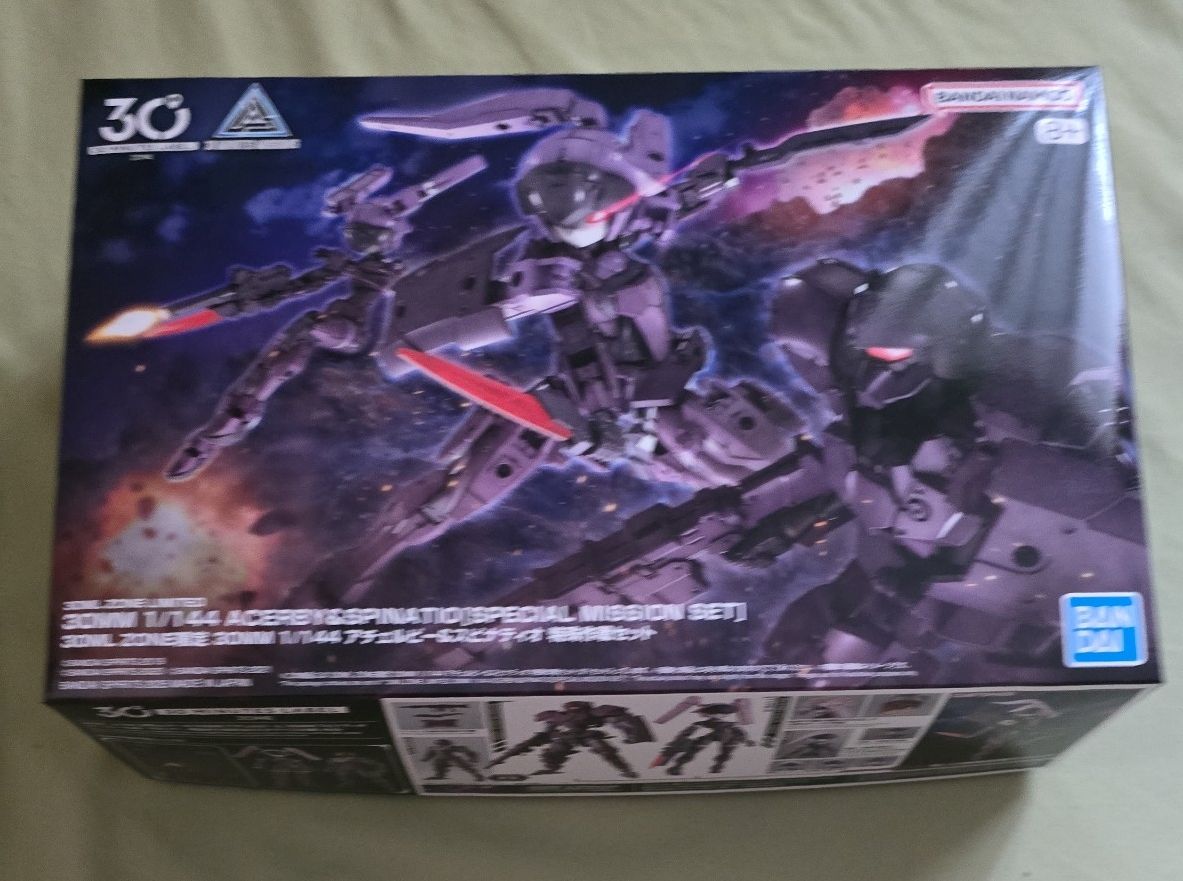 限定 30MM 1/144 アチェルビー＆スピナティオ 2個セットダンボール発送