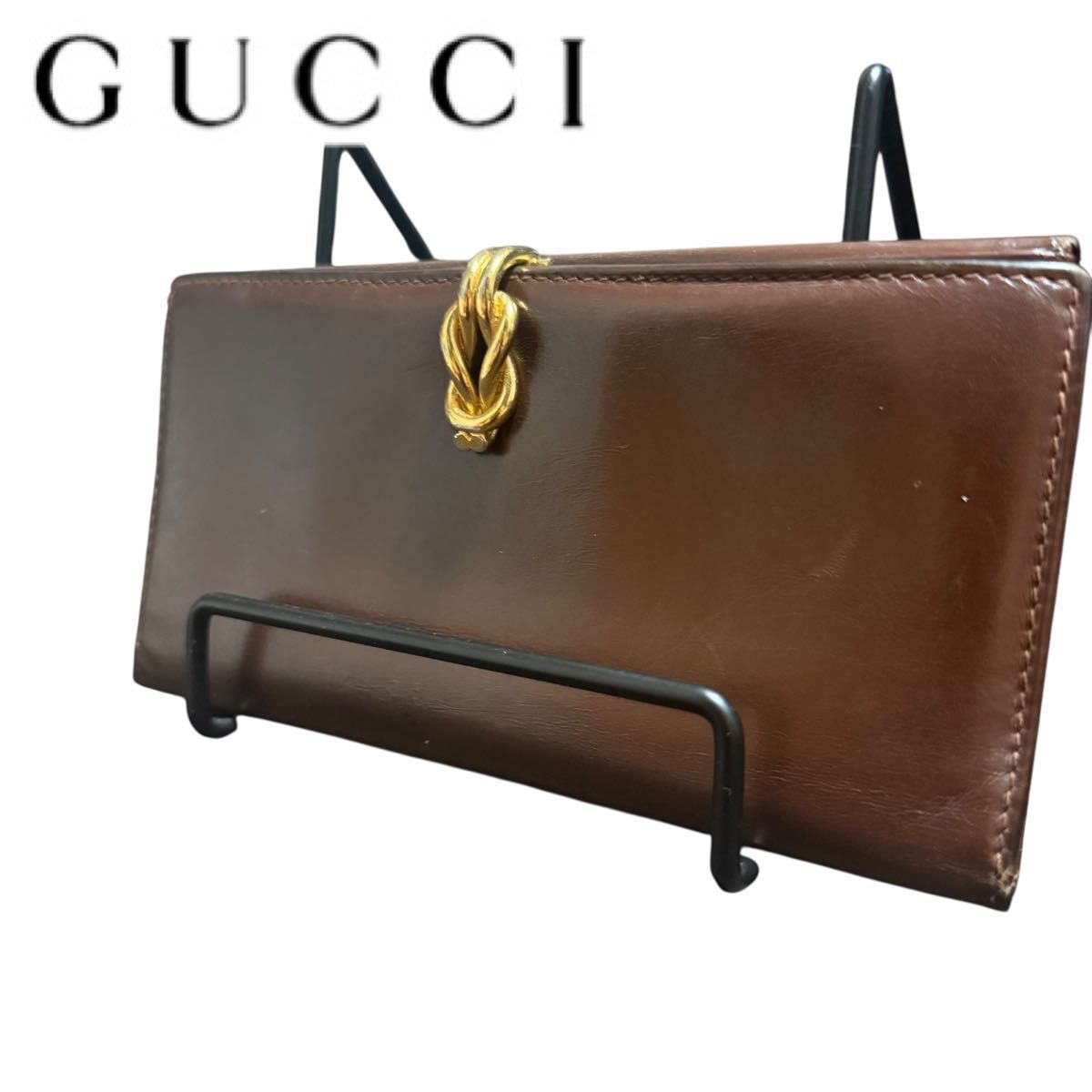 未使用☆ GUCCI ヴィンテージ オールドグッチ 上質 オーストリッチ 