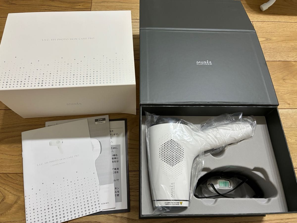 新品未使用】ミュゼプラチナム S.S.C. EPI PHOTO SKIN CARE PRO 脱毛器