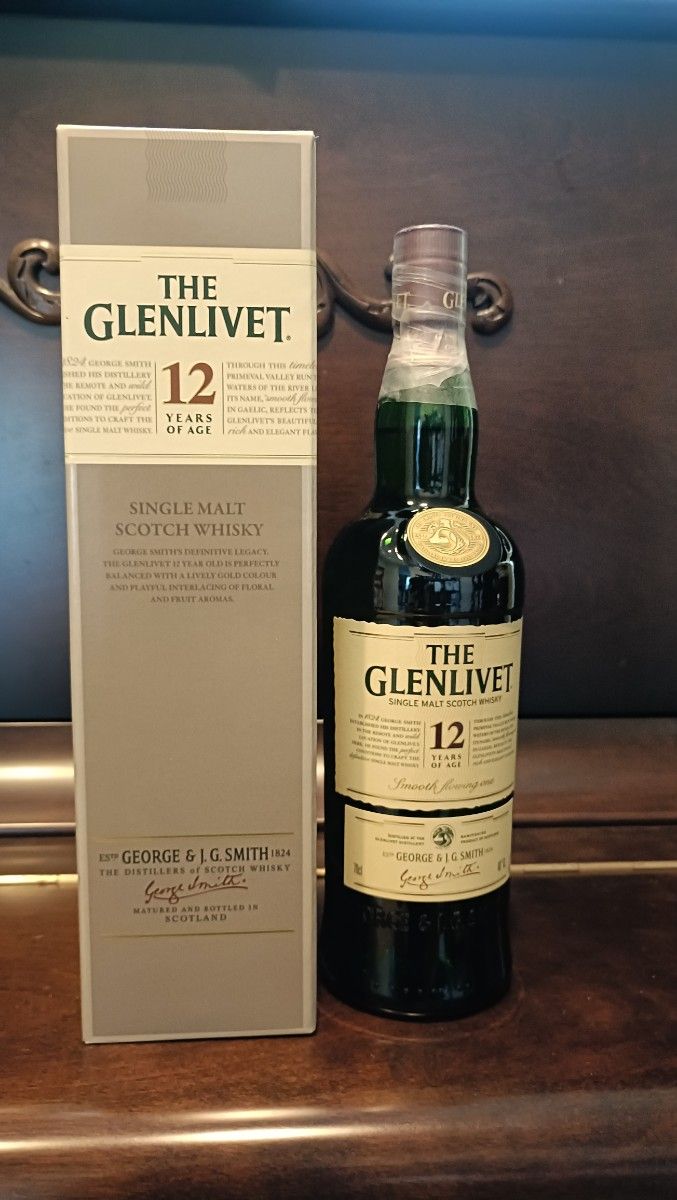 グレンリベット 12年 旧ボトル 赤アザミ GLENLIVET 古酒 スコッチ