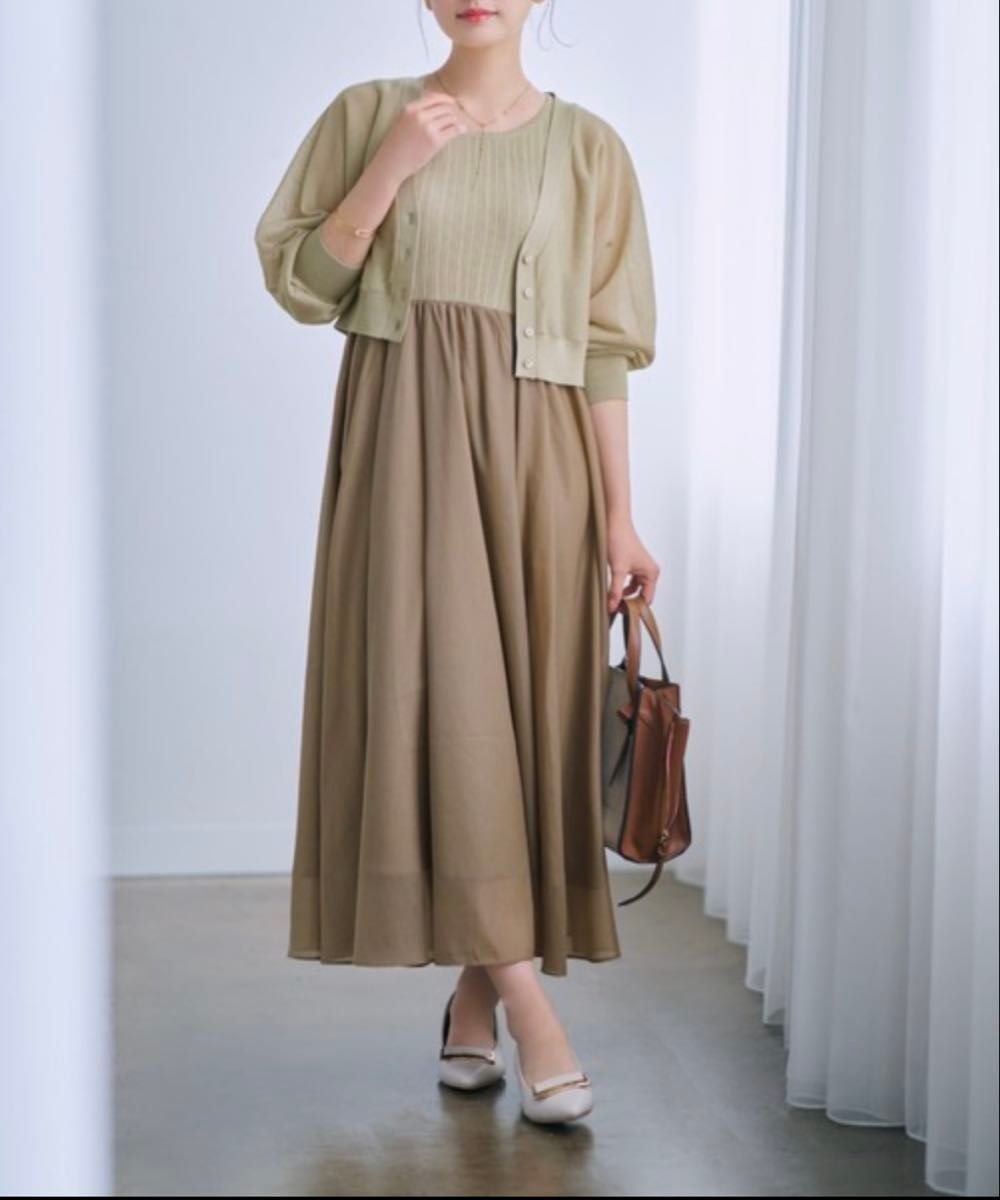 Valentino フレアドレス クレープワンピース ペプラム フリル