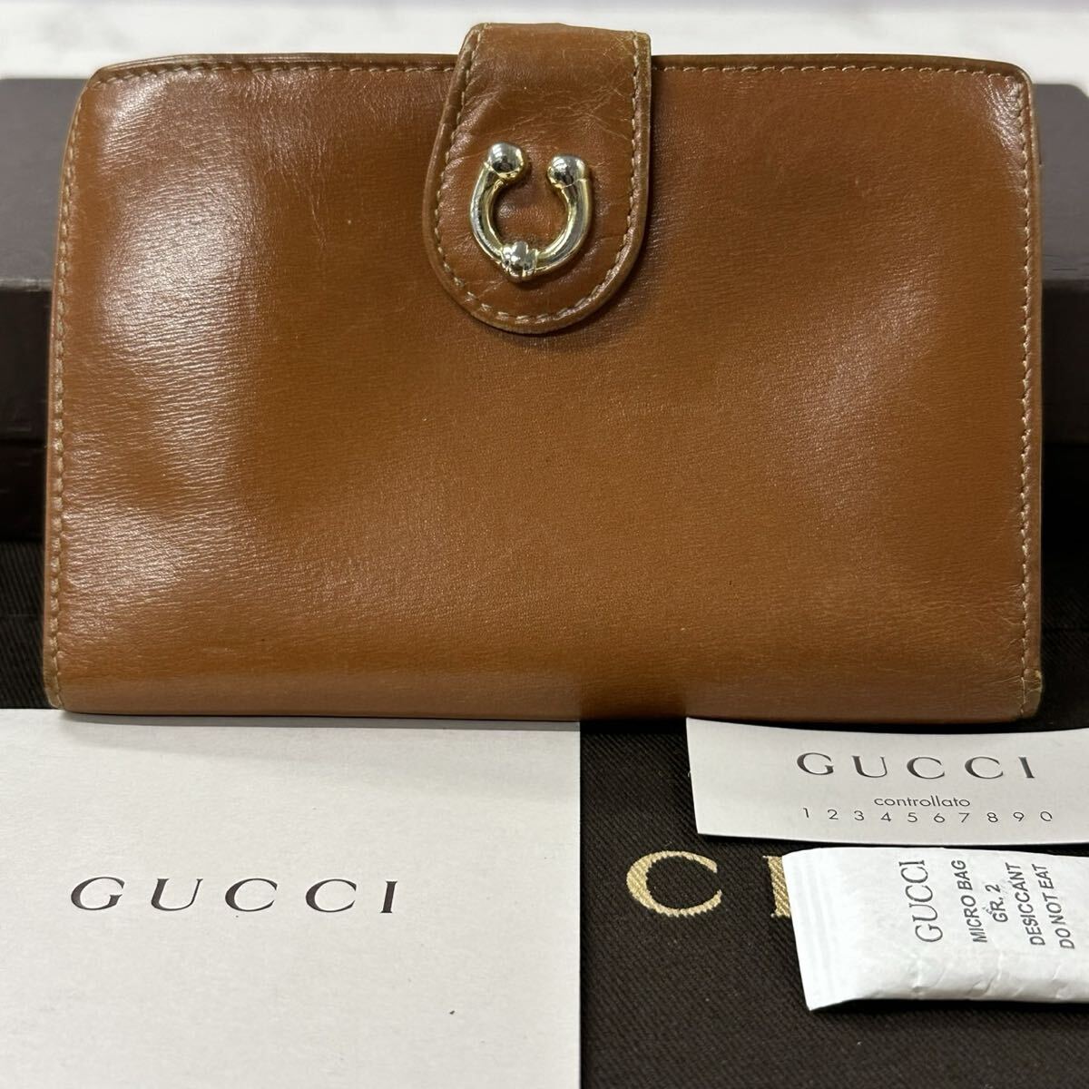 ✨新品未使用✨　GUCCI ミニ財布　GGライン　GG柄　ホースビット　がま口 新品未使用 GUCCI ミニ財布 ホースビット GGライン GG柄 がま口 | Shop