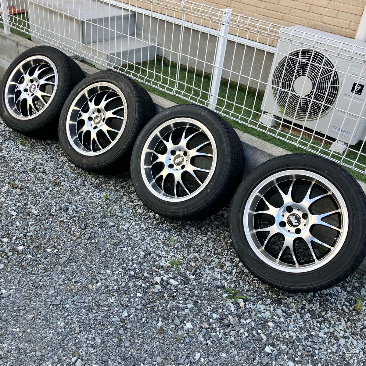RAYS ITC Sebring レイズセブリングDUNLOP REMANS v 195-50-16バリ溝 