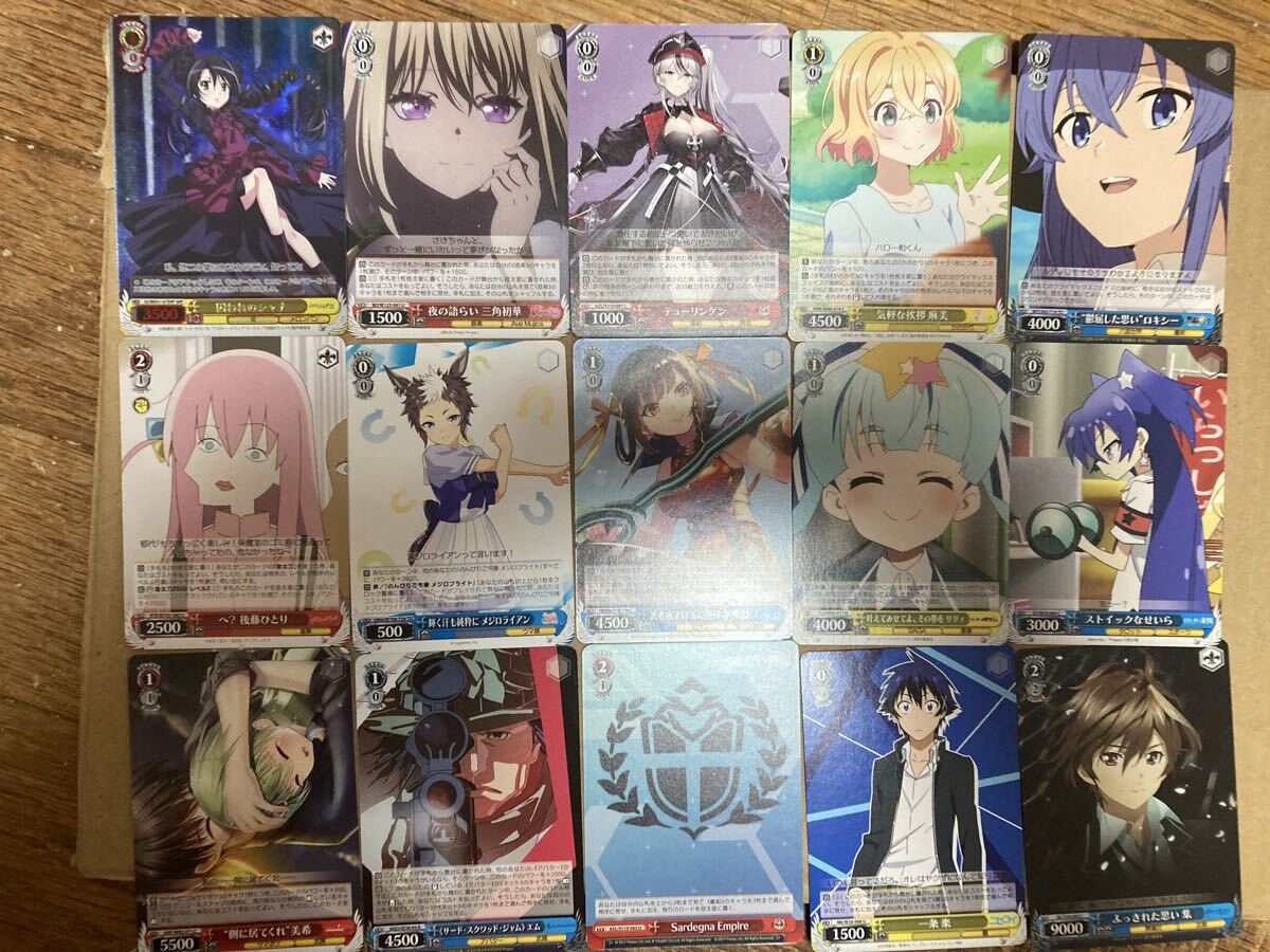 ヴァイスシュヴァルツ引退品 SAO リゼロ プリズマ ☆イリヤ エンジェルビーツ ブースターパック Re:ゼロから始める異世界生活 Memory Snow