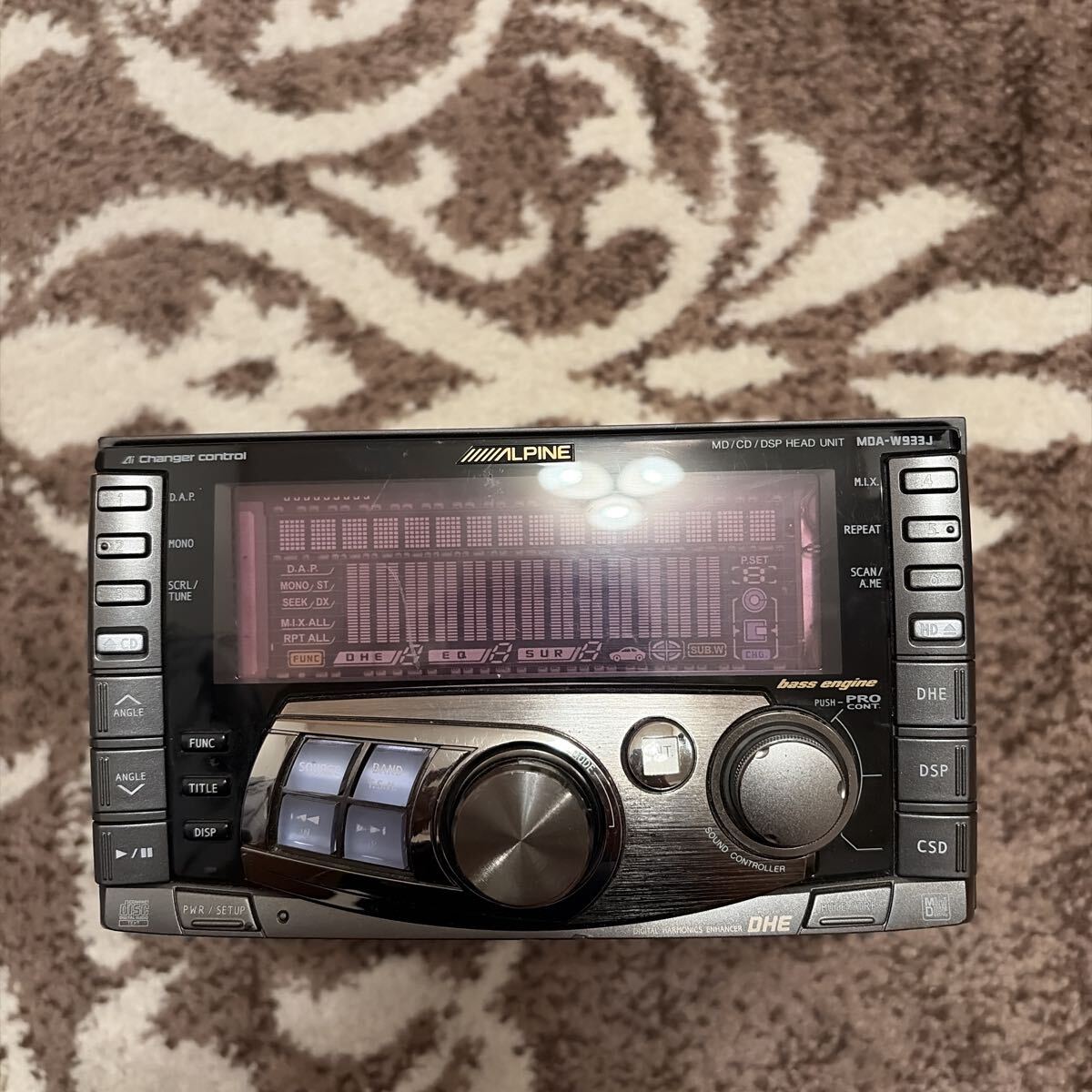 ◇【MDA-W905JB】 整備済 アルパイン CD/MDデッキ◇ CD⁄MDデッキ 整備済