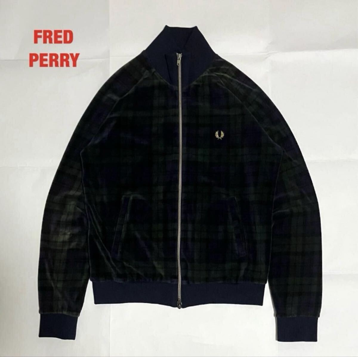 新品未使用 FRED PERRY ハリントンジャケット チェック柄 | Shop at
