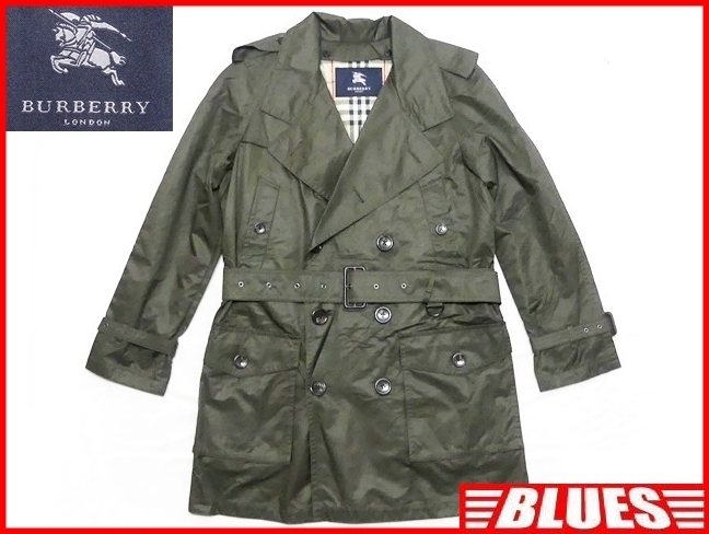 BURBERRY LONDON ステンカラー コート ライナー カシミヤ混 バーバリー