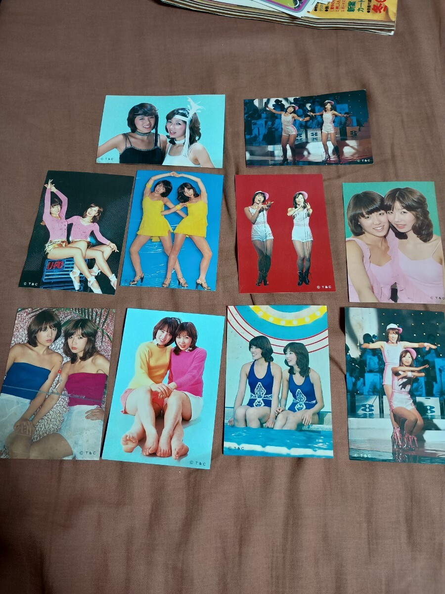 貴重　当時物　ピンクレディ　レコード 10枚セット ピンク・レディー シングルレコードセット ジパング モンスター
