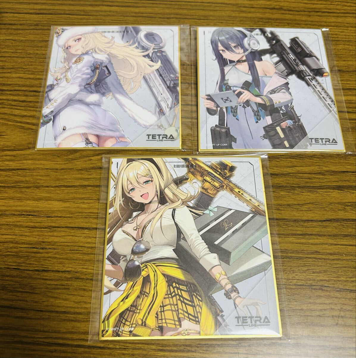 韓国 NIKKE OLD TALES 色紙 コンプ イラストボード 11枚 ニケ グッズ