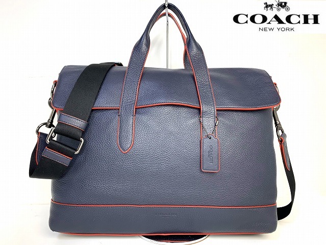 極美品☆送料無料 コーチ COACH メンズ レザー ベケット