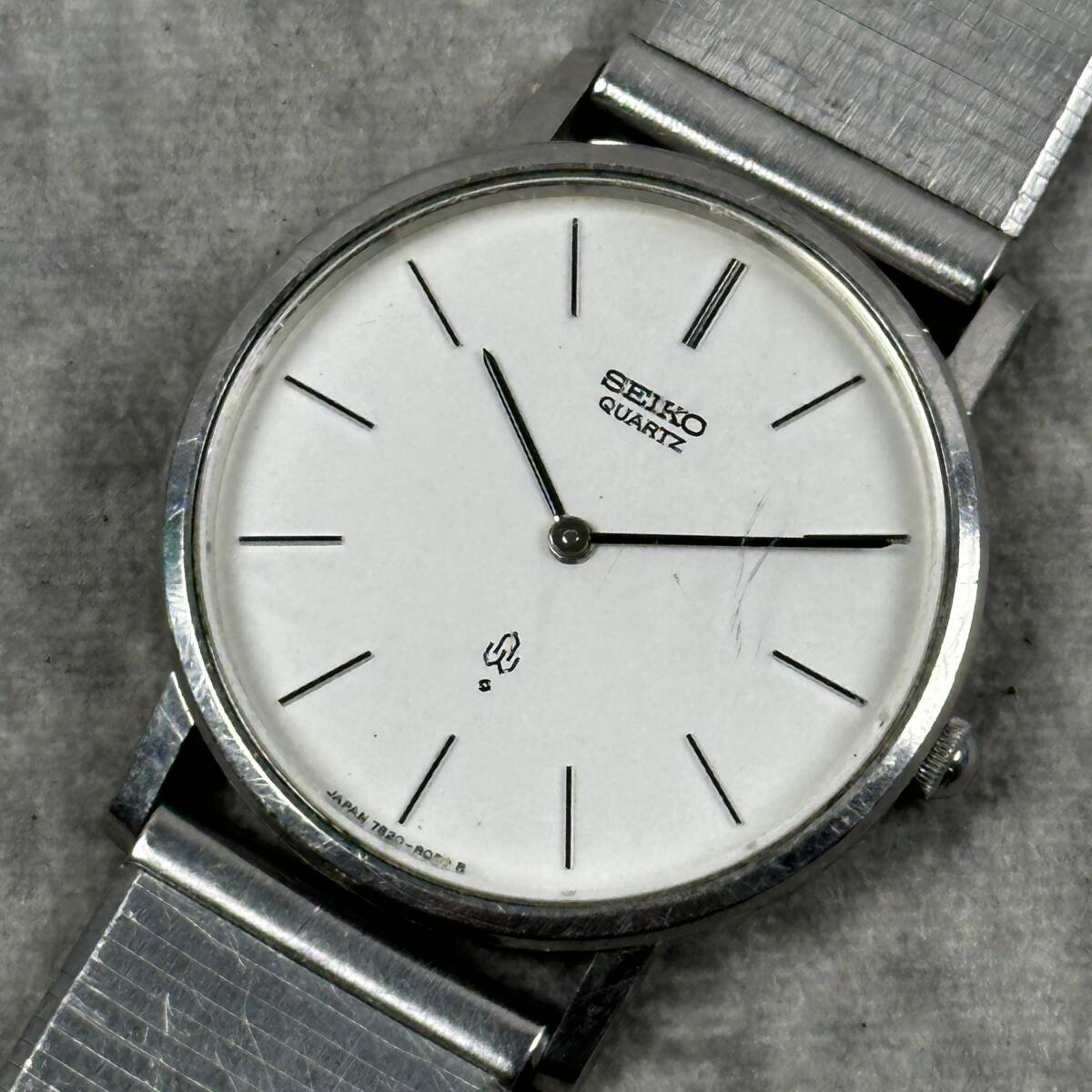 seiko SEIKO セイコー シャリオ7820 腕時計 クオーツ メンズ オニキス 