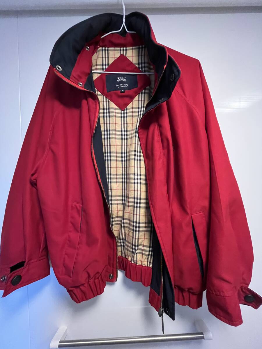 希少 BURBERRY バーバリー 馬革 馬皮 ジャケット レザー ブルゾン 黒 