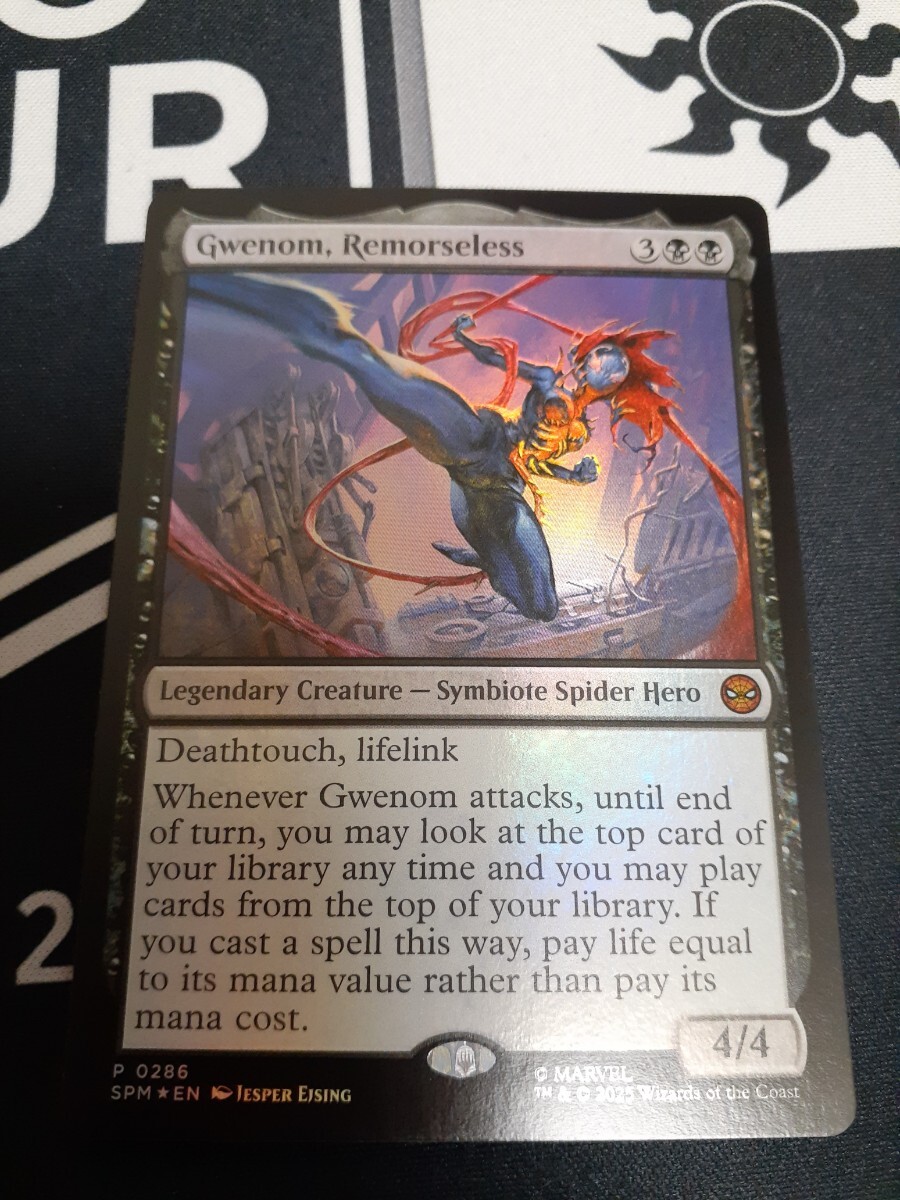 死の影 プロモ ストアチャンピオンシッププロモの《定業》《ディアボロス/死の