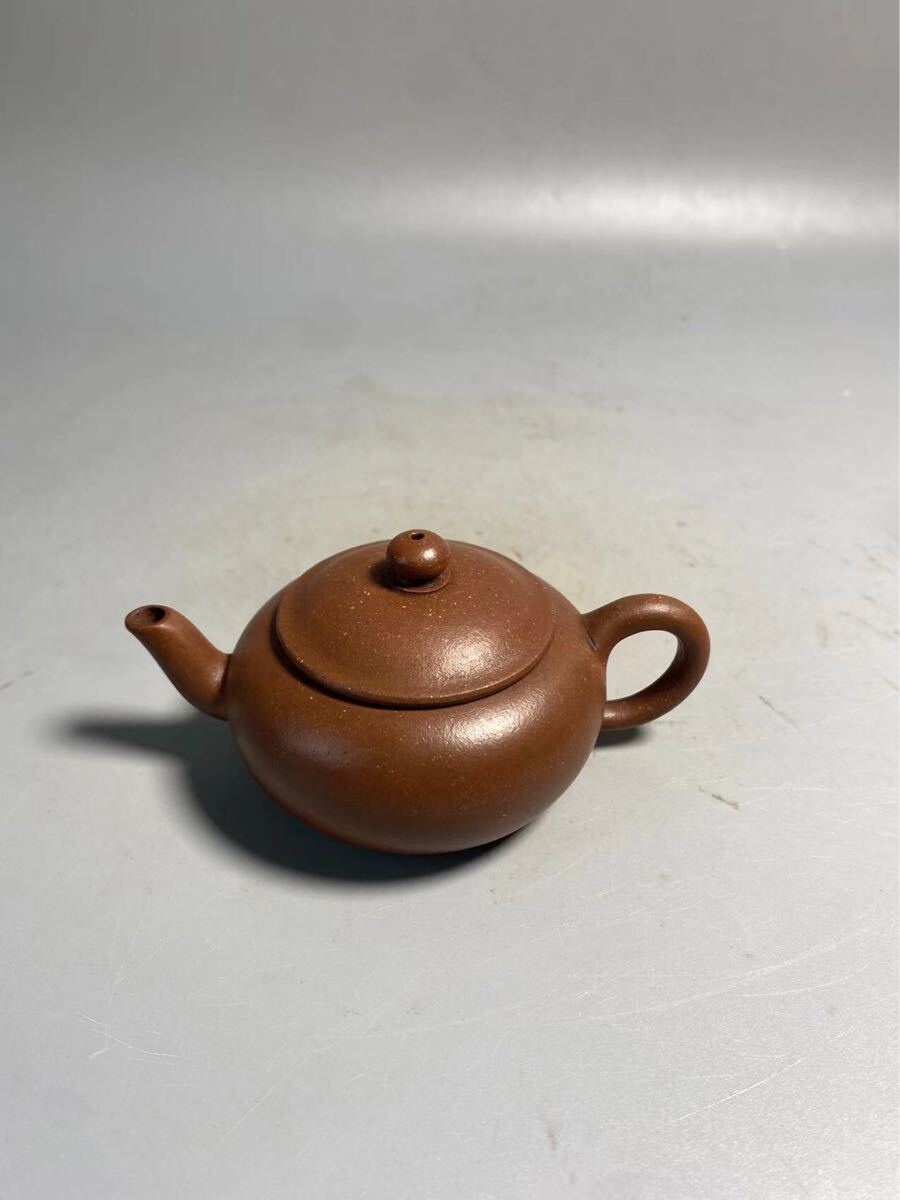 ◆雅◆ 中国古玩 在銘 中国宣徳 朱泥 梨皮手 梨皮 砲口 急須 唐物 煎茶道具 煎茶 ２個 纏めて 時代物 / PL 梨皮朱泥紫砂壶好吗_梨皮朱泥特性|图片|作品介绍_泥料频道|紫砂之家