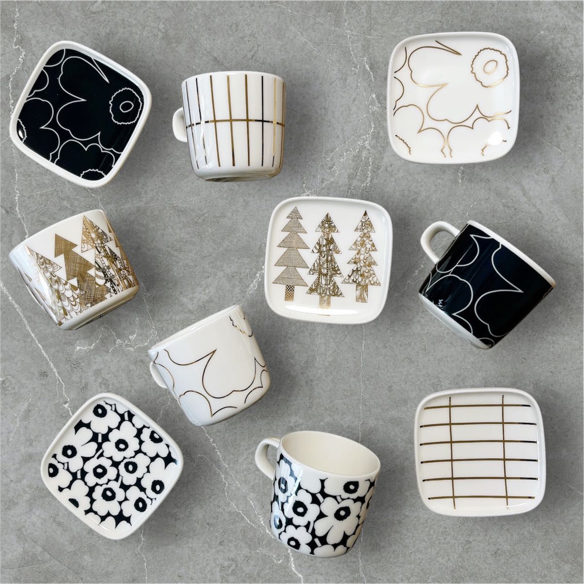 のこりわずか★marimekko 限定Rullaマグ＋プレート各1点　シール付き キッチン/食器 のこりわずか☆marimekko 限定Rullaマグ＋プレート各1点