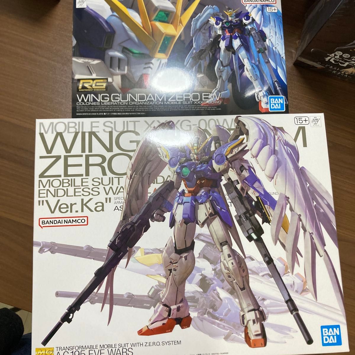 RG ゴッドガンダム & ウイングガンダムゼロ EW 2個セット 未組立