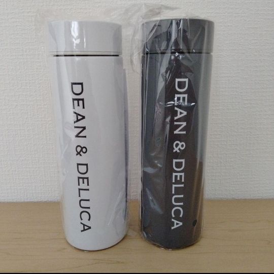 DEAN & DELUCA ステンレスボトル 3本 ＆ ボトルケース セット ホワイト