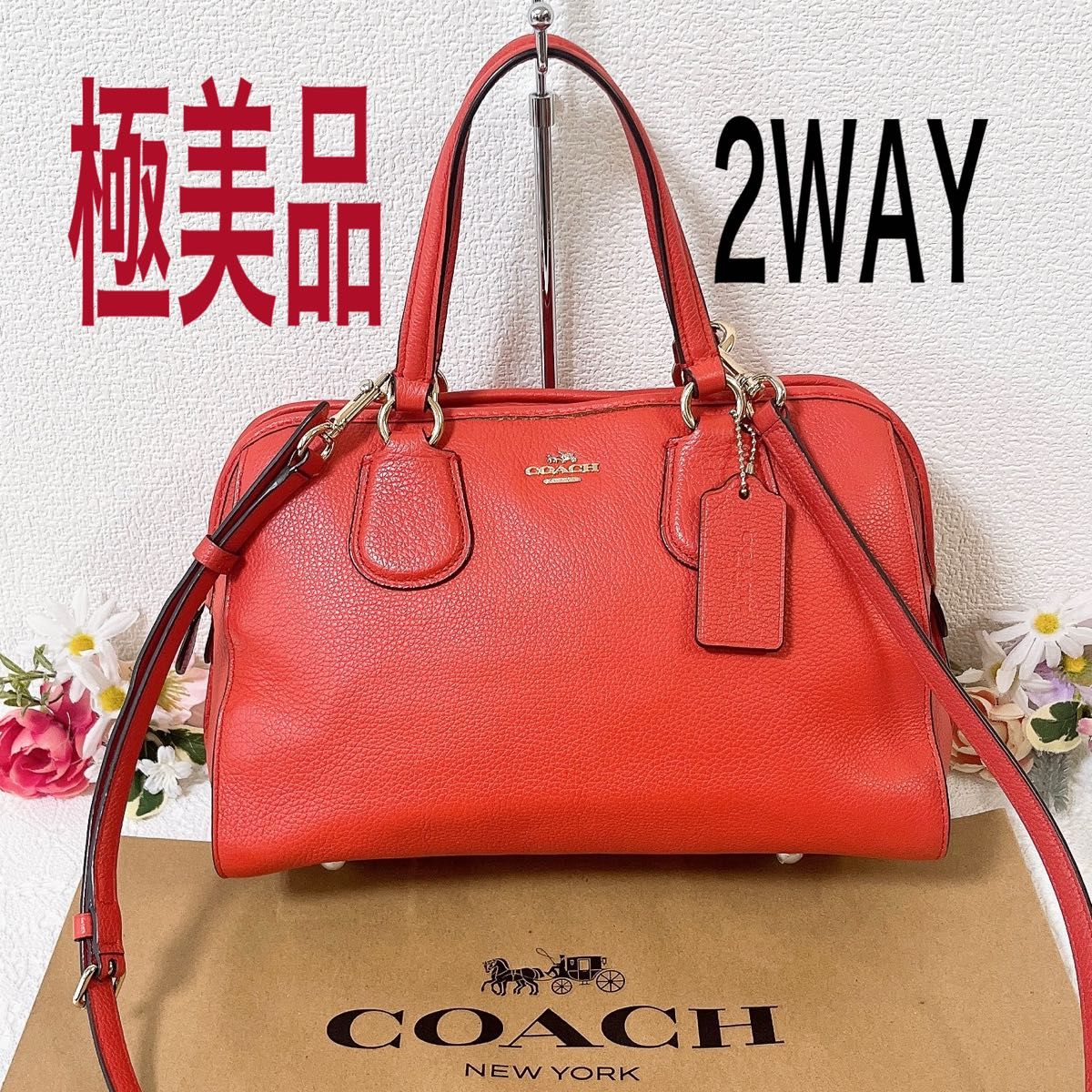極美品】COACH コーチ ショルダーバッグ 2WAY カメラバッグ 斜め掛け
