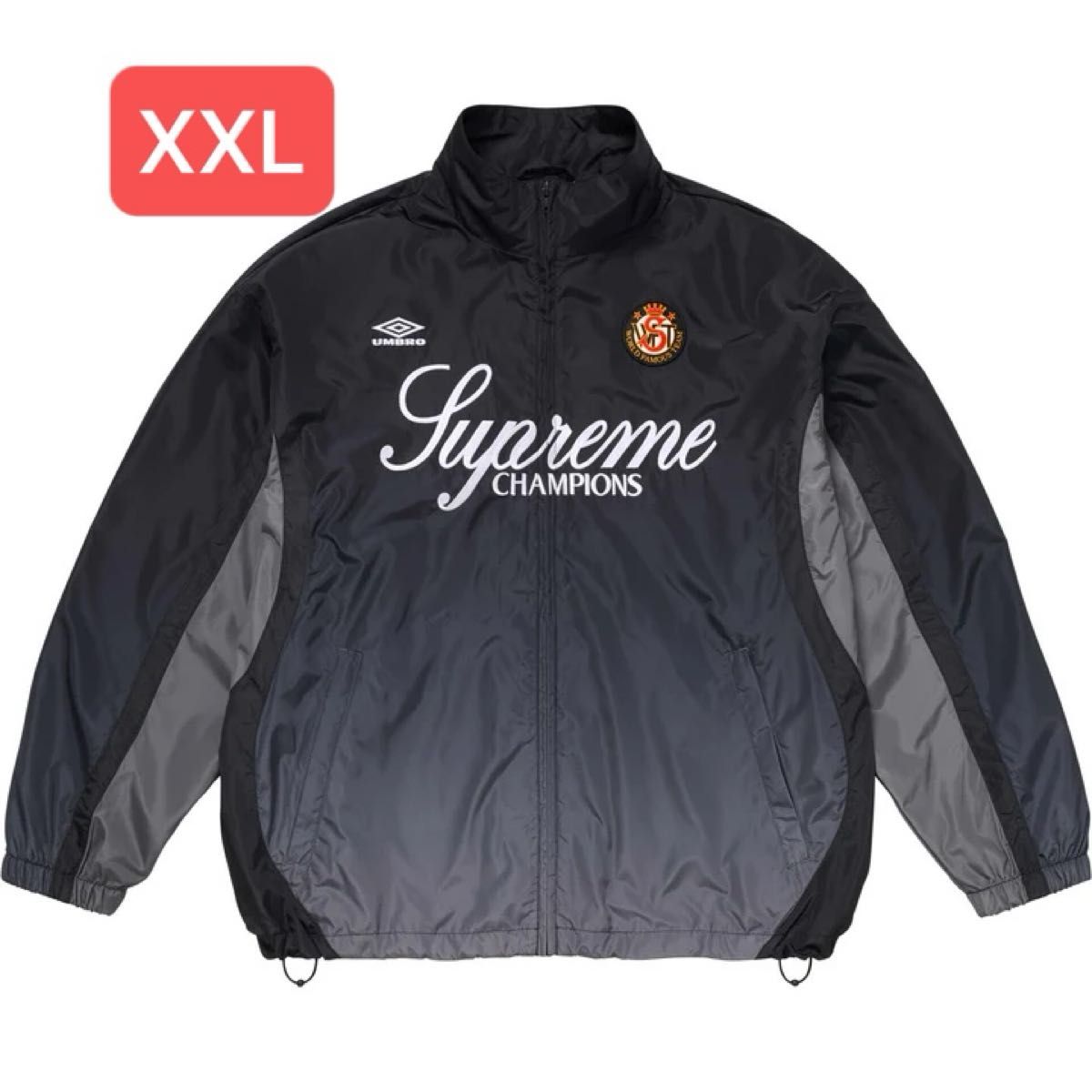 Supreme x Umbro Leather Track Jacket Black Mサイズ | Shop at