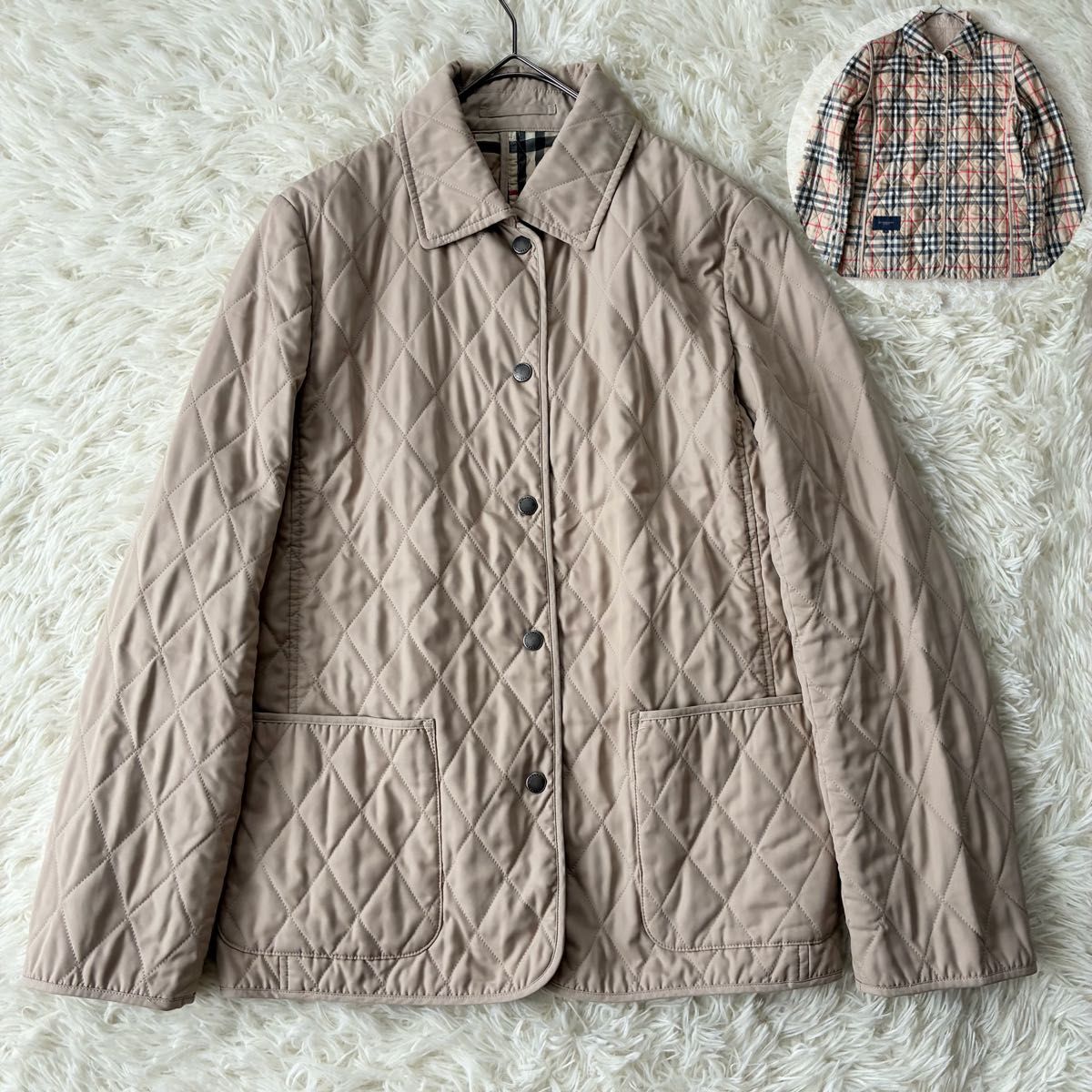 BURBERRY LONDON デニムジャケット UK8 M ノバチェック バーバリー