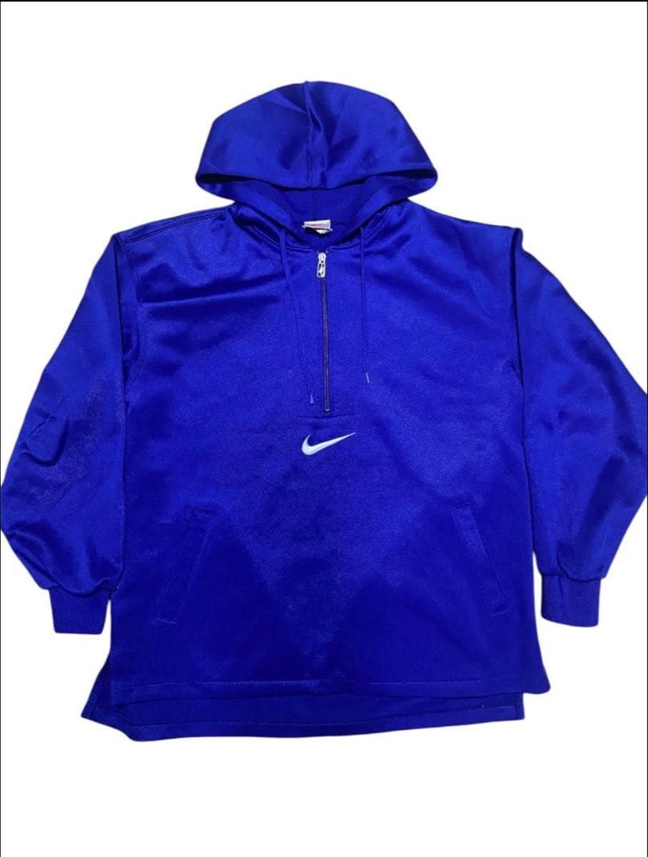 良品】NIKE ナイキ ナイロン プルオーバーパーカー アノラック ハーフ