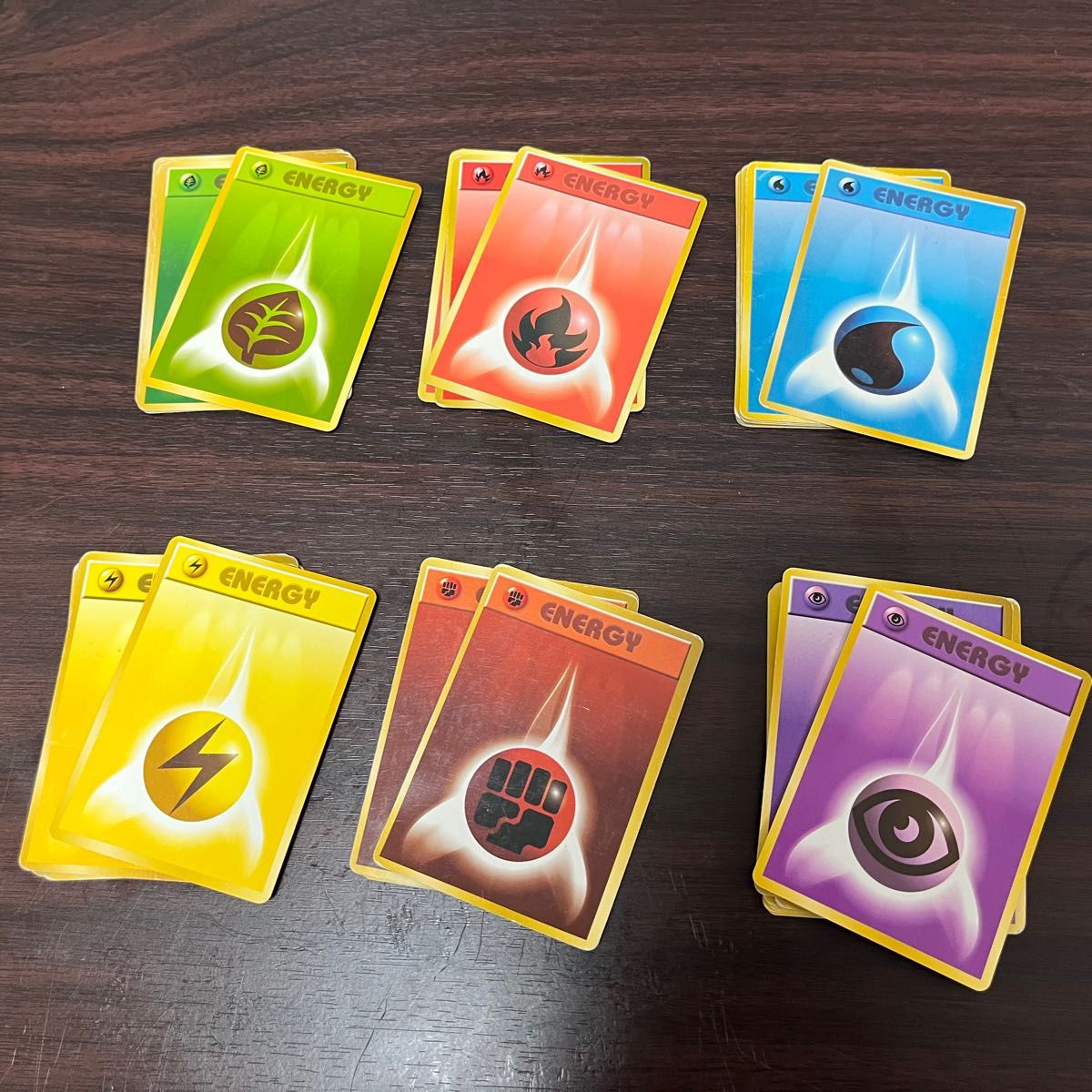 ポケモンカード 旧裏面 基本エネルギーカード 6枚セット まとめ売り