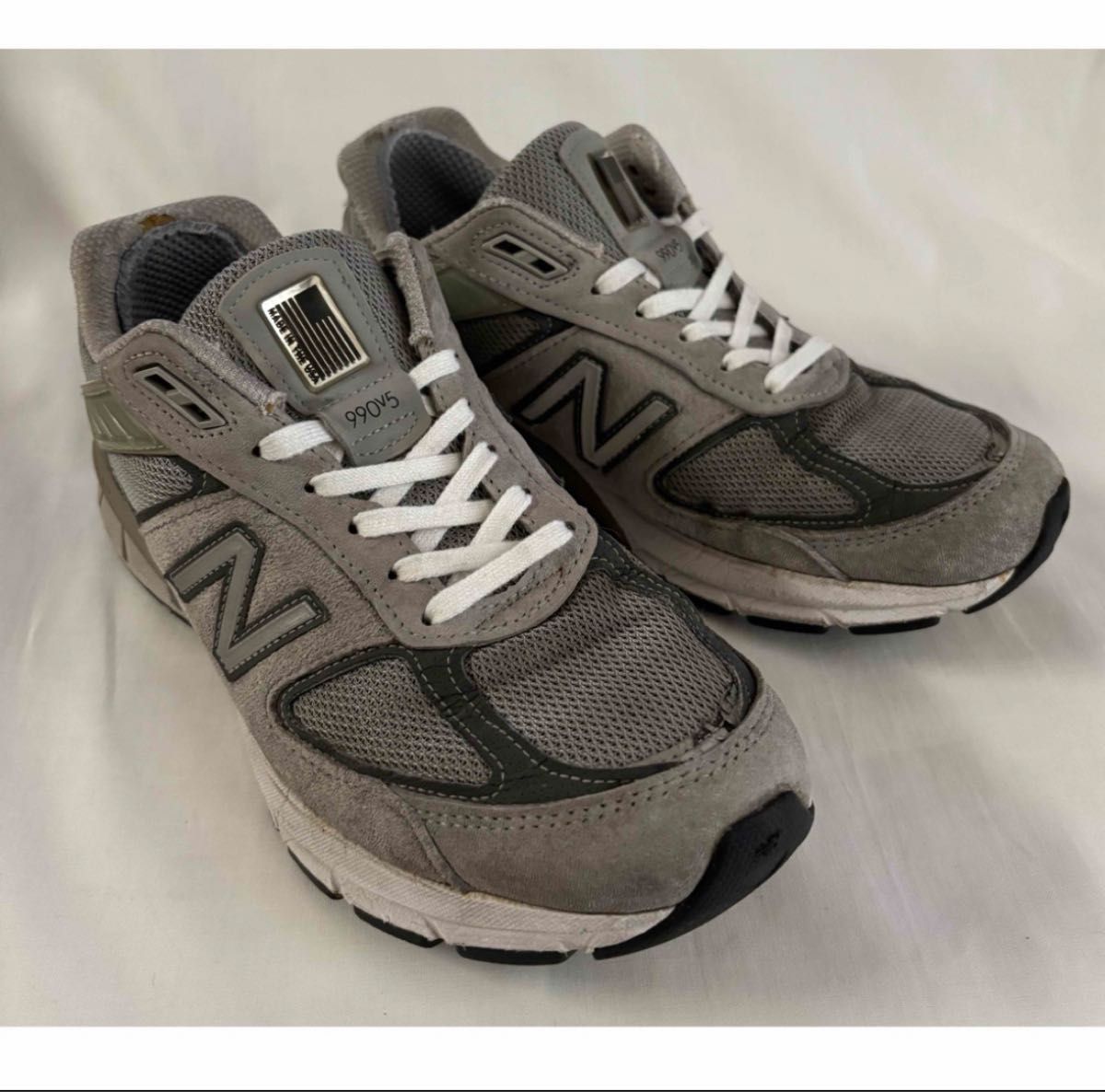 美品 ニューバランス 990v5 グレー USA製 28.5