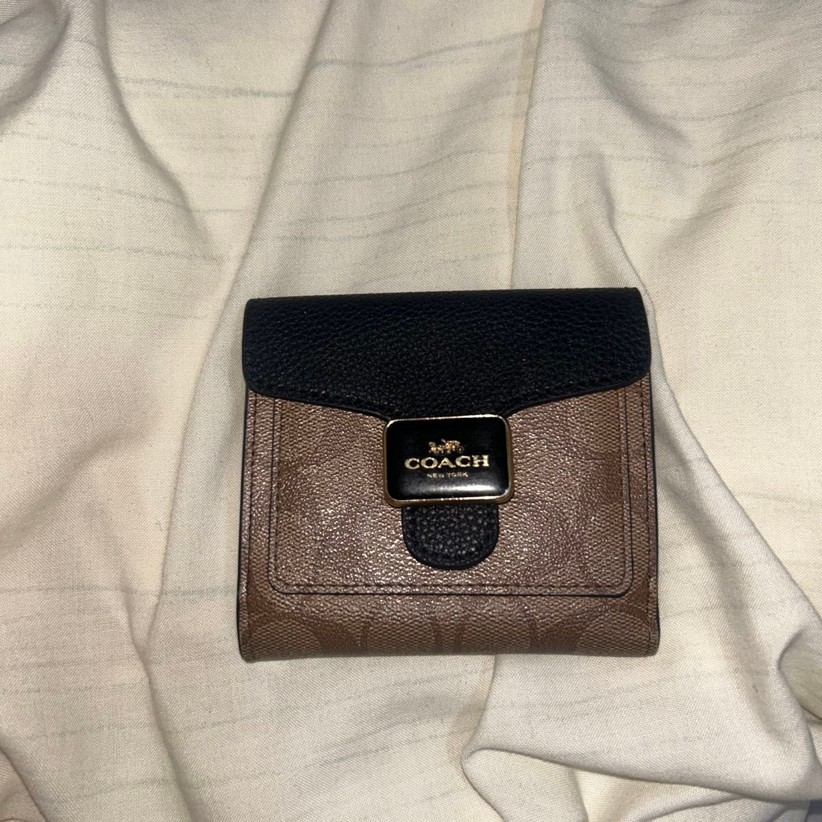 新品 COACH長財布 コーチ レディース メンズ シグネチャー ダーク