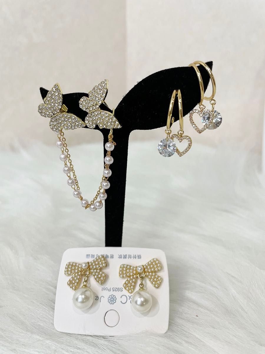 k14WG アメジストハートピアス | Shop at JDirectItems Fleamarket