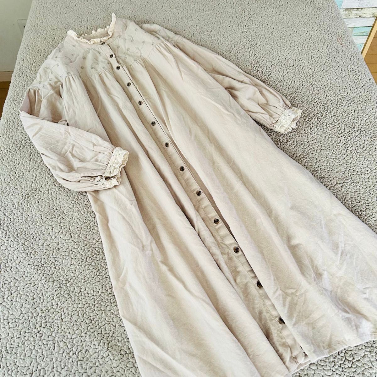 美品】Max Mara マックスマーラ ロング丈 ワンピース カシミヤ ニット  