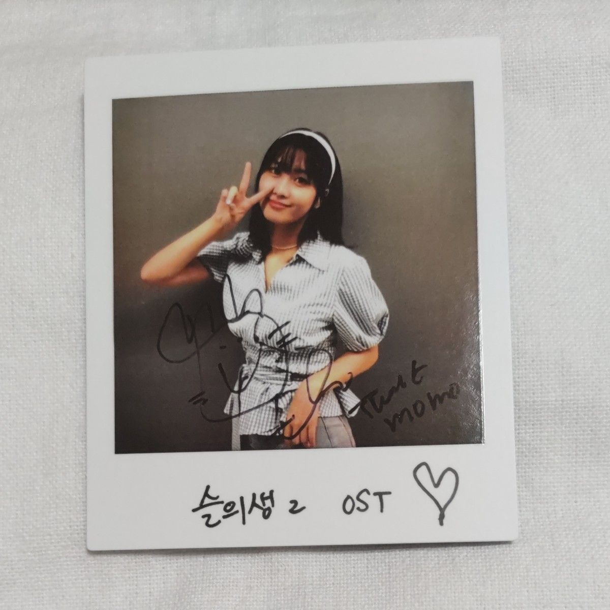 TWICE モモ サイン入り ポラロイド 新品未開封 | Shop at JDirectItems