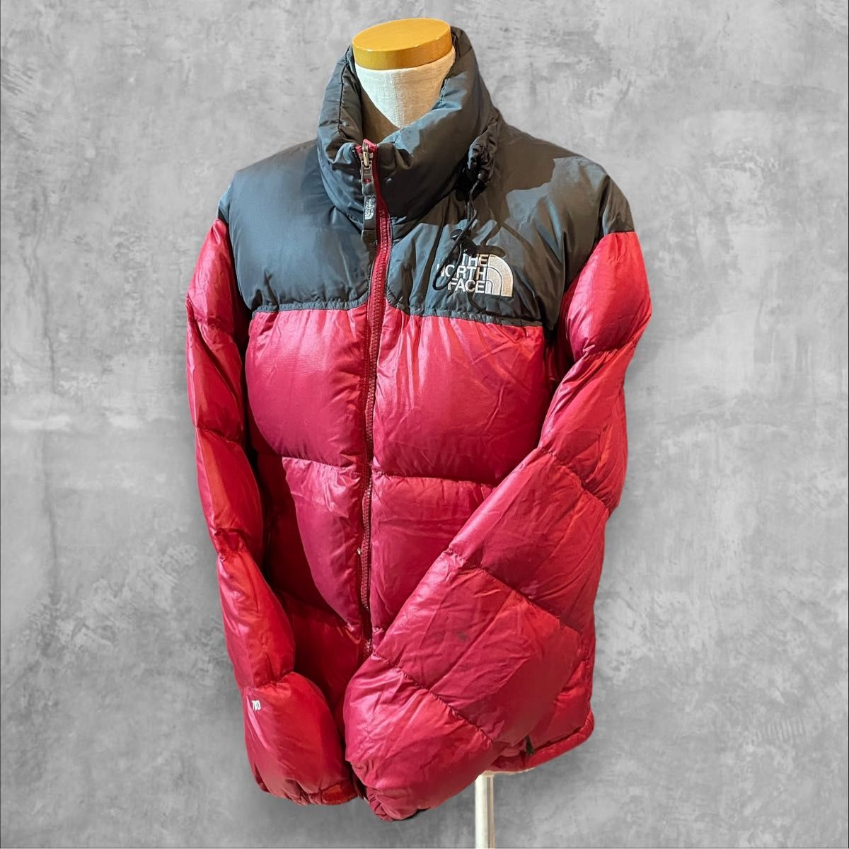 THE NORTH FACE ノースフェイス ダウン レッド アルパインヌプシ